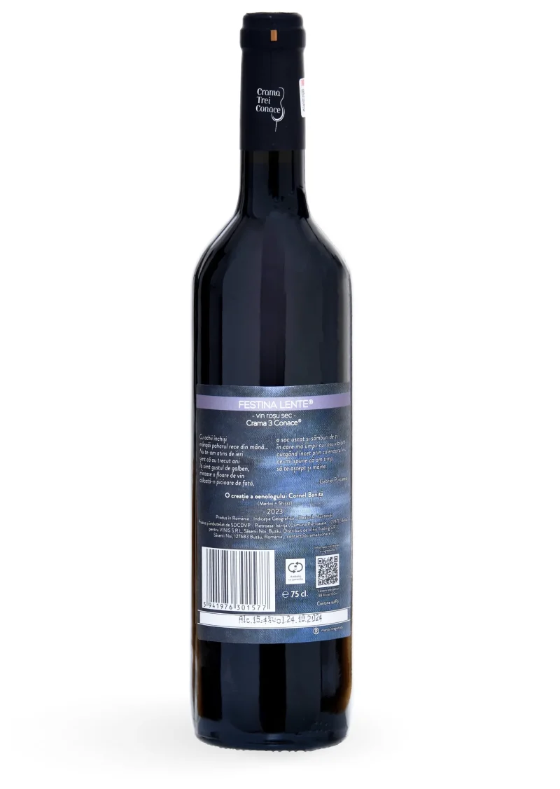 Festina Lente - Vin Rosu sec - imagine 3