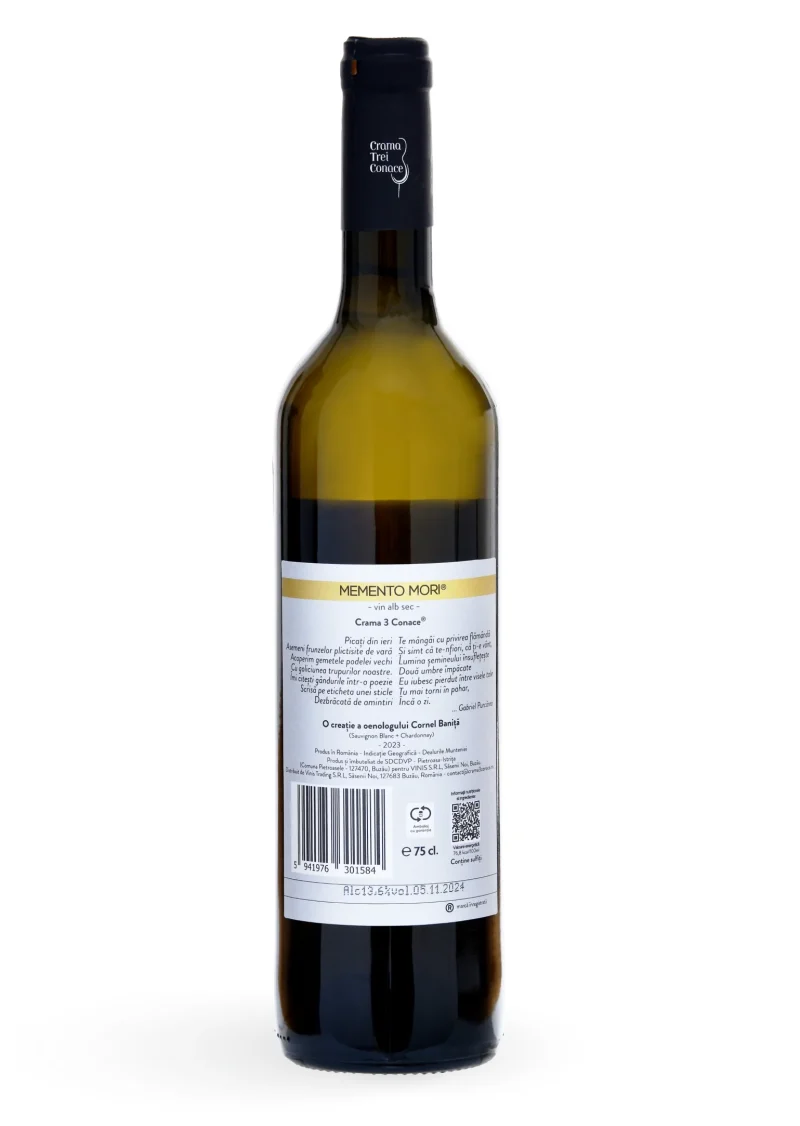 Memento Mori - Vin Alb sec - imagine 3