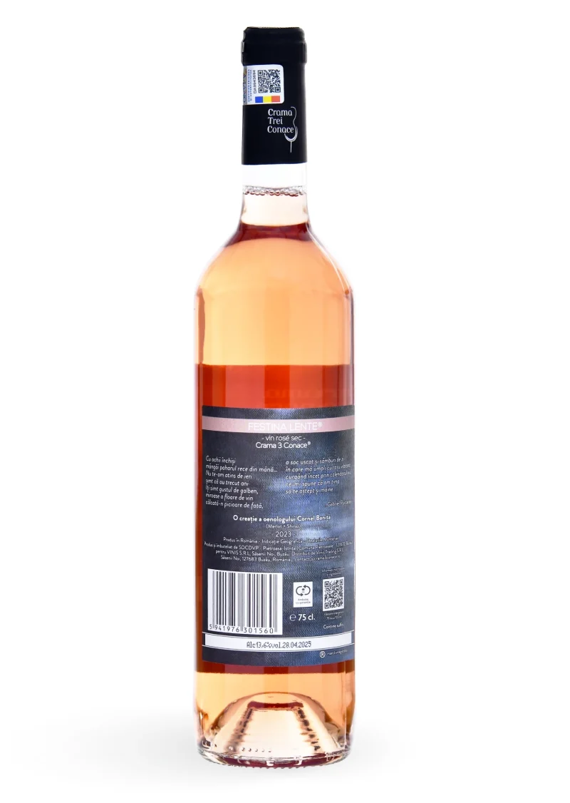 Festina Lente - Vin Rose sec - imagine 3