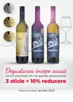Pachet degustare 3 sticle de vin