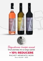 Pachet degustare 3 sticle de vin - Memento Mori