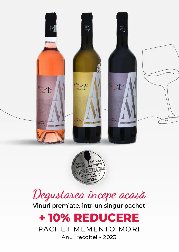 Pachet degustare 3 sticle de vin - Memento Mori