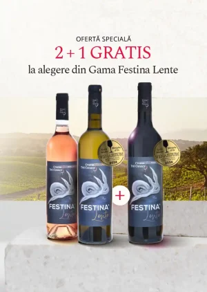 Pachet 2 sticle Festina Lente + Cadou: 1 sticla Festina Lente
